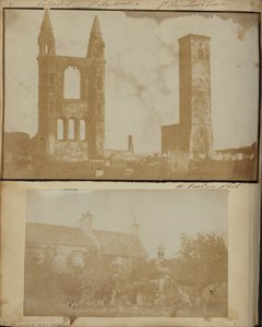 St. Regulus Tower og East Gable of St. Andrews Cathedral fra nordvest. af William Holland Furlong