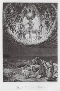 "Ære til Gud i det Højeste" (fotogravure) af William Holman (after) Hunt