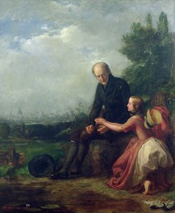 Lille Nell og hendes bedstefar af William Holman Hunt