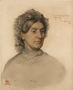 Fru Thomas Combe 1806-1893, 1800-tallet af William Holman Hunt