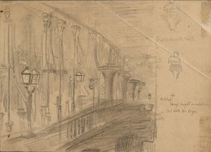 Studie af London Bridge, 1863 af William Holman Hunt