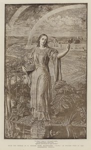 Perlen, det engelske digt fra det 14. århundrede af William Holman Hunt