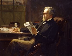 Portræt af George Jacob Holyoake