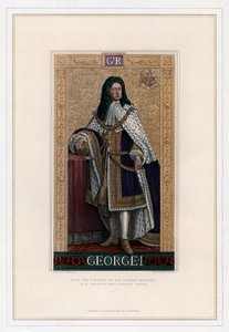 George I, konge af Storbritannien af William Home Lizars