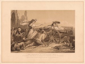 Forsvaret af Saragoosa, 1808-9, 1878 af William Home Lizars