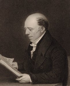 Portræt af Vincent Novello 1781-1861, 1830. af William Humphrys