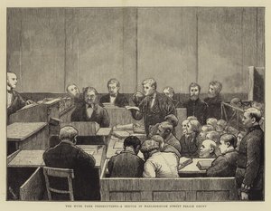 Hyde Park Prosecutions, en skitse i Marlborough Street Police Court
