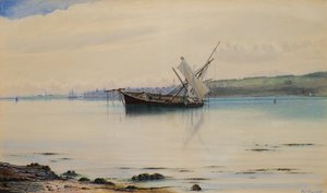 Tayport fra Dundee af William J. Renny