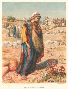 The Eastern Gleaner (farvelagt kobberstik) af William J. Webbe or Webb