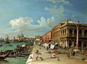 Udsigt over Molo mod indgangen til Canal Grande, Venedig