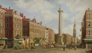 Udsigt over monumentet, ca. 1770
