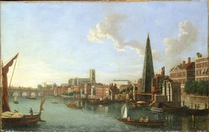 Westminster Bridge (aften), midten af det 18. århundrede (olie på lærred)