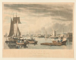 Boston / Fra City Point nær Sea Street af William James Bennett