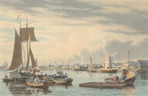 Boston: Fra City Point nær Sea Street. af William James Bennett