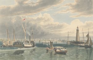 Buffalo, fra Lake Erie, udgivet 1836.