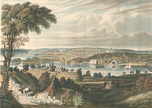 City of Washington: From beyond the Navy Yards, udgivet 1834.