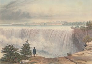 Niagara Falls from the Table Rock, udgivet 1840.