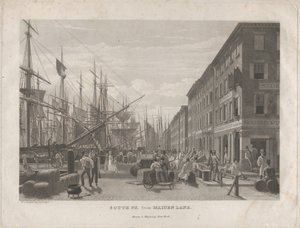 South St. fra Maiden Lane, 1834. af William James Bennett