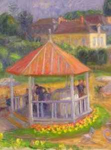 Bandstand (olie på lærred på plade)