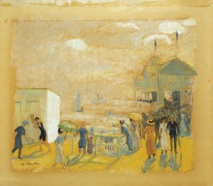 Batteriet af William James Glackens