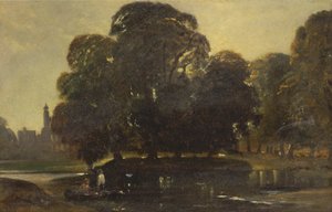 Udsigt over Eton and the Fellows Eyot
