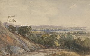 Cleeve, Somerset, med Bridgewater Bay i det fjerne af William James Muller