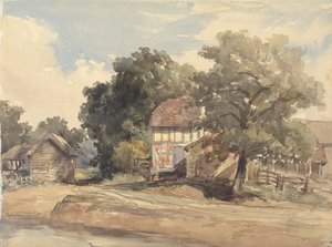 Gårdsbygninger af William James Muller