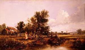 Gillingham på Medway af William James Muller