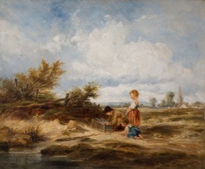 Hampstead Heath - Fuglefælden, 1845. af William James Muller