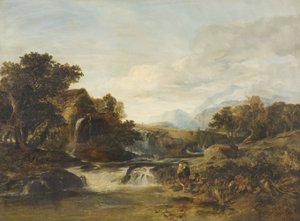 Pandy Mill, North Wales af William James Muller
