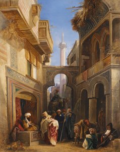 Gadebillede i Kairo, 1839.