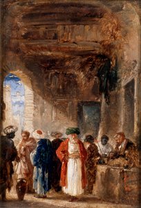 Opiumsælgeren (olie på panel)