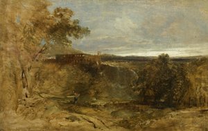 Tivoli - En skitse, ca. 1835 (olie på lærred)