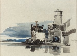 Venedig, i nærheden af Arsenalet af William James Muller