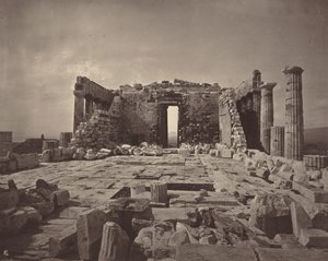 Akropolis i Athen, plade 14, 1869/1870 (foto)