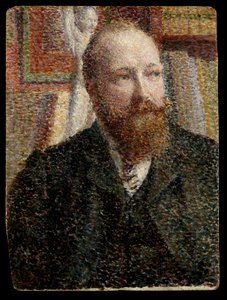 Portræt af Alfred Verhaeren ca. 1890 (olie på bord) af William Jelley