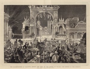 Illuminationerne i Calcutta under prins af Wales