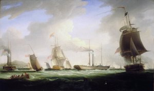 Kong George IV af England (1762-1830) gik om bord på 