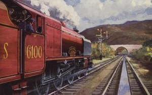 LMS "Royal Scot" (farvelitografi)