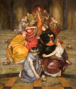 Lignelse om de vise og tåbelige jomfruer, 1899.