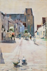 Hovedgaden, Grez-sur-Loing, 1884