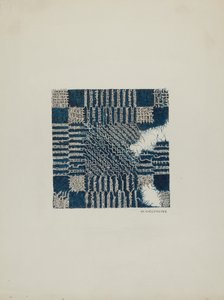 Coverlet Afsnit af, ca. 1940. af William Kieckhofel