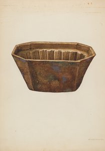 Porcelænsform, ca. 1939. af William Kieckhofel