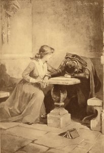 Dorothea finder sin mand i haven (dybtryk)