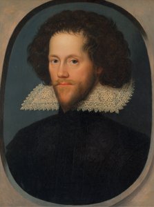 Portræt af Grey Brydges, femte baron Chandos, af Sudeley Castle, Gloucestershire (1579–1621) af William Larkin