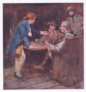 Jeg havde stadig håb, for stolthed følger os stadig (farve litho) af William Lee Hankey