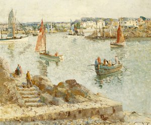Færgen, Concarneau af William Lee Hankey