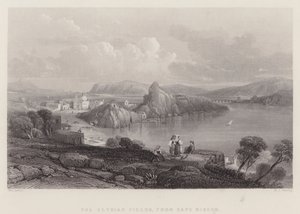 The Elysian Fields, fra Cape Miseno, Italien (gravering)