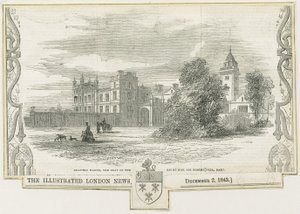 Drayton Bassett - "Drayton Manor": træsnitsgravering og [c 1843]