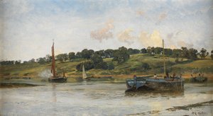 Pramme på Medway, 1977